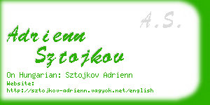 adrienn sztojkov business card